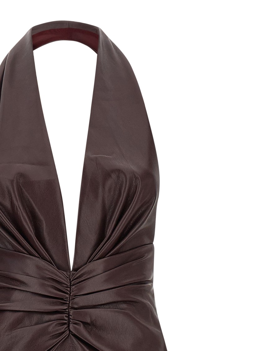 The Andamane 'zendaya' Dress In Brown