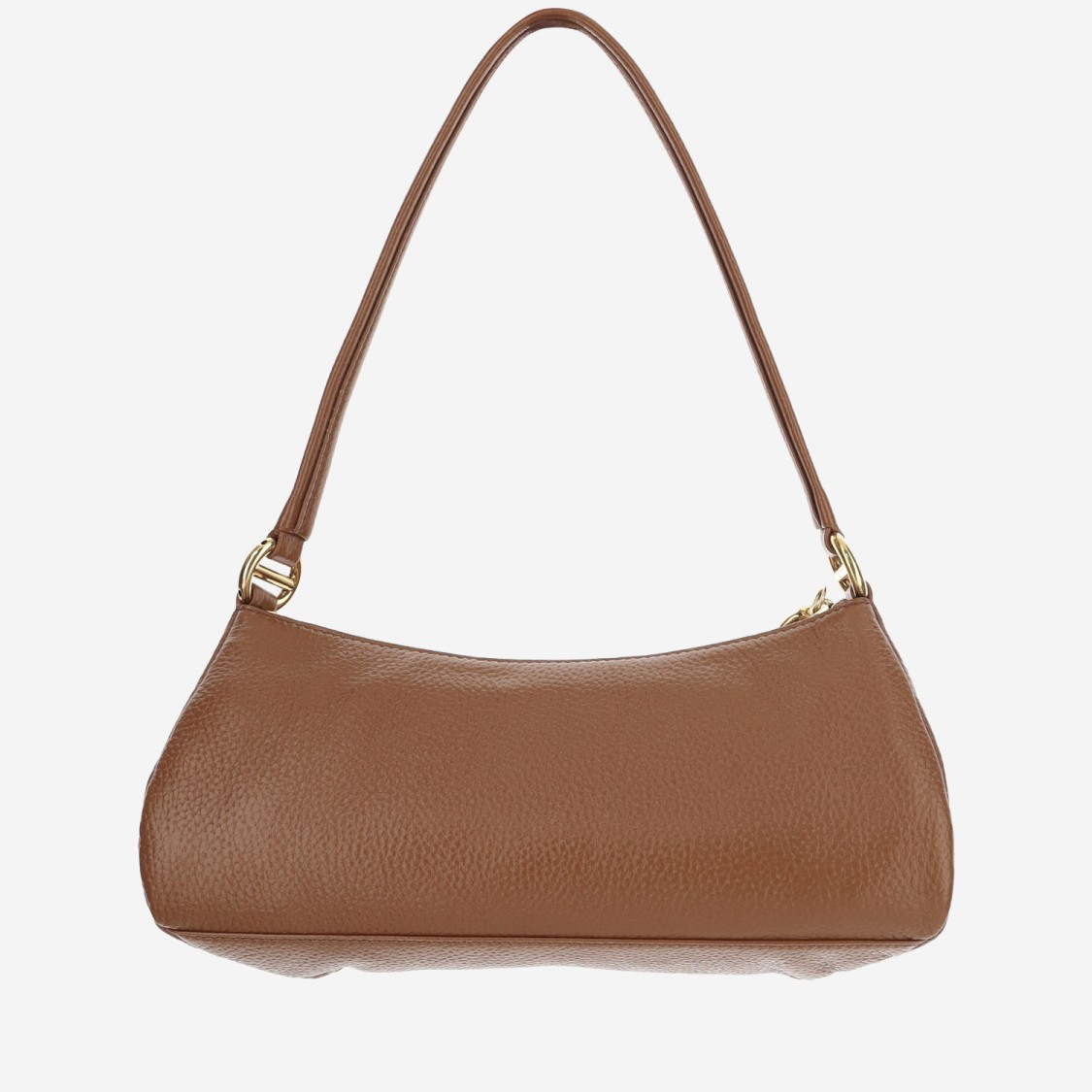 Chloé Womens Clay Brown The 99 Padlock-embellishment Leather Shoulder Bag