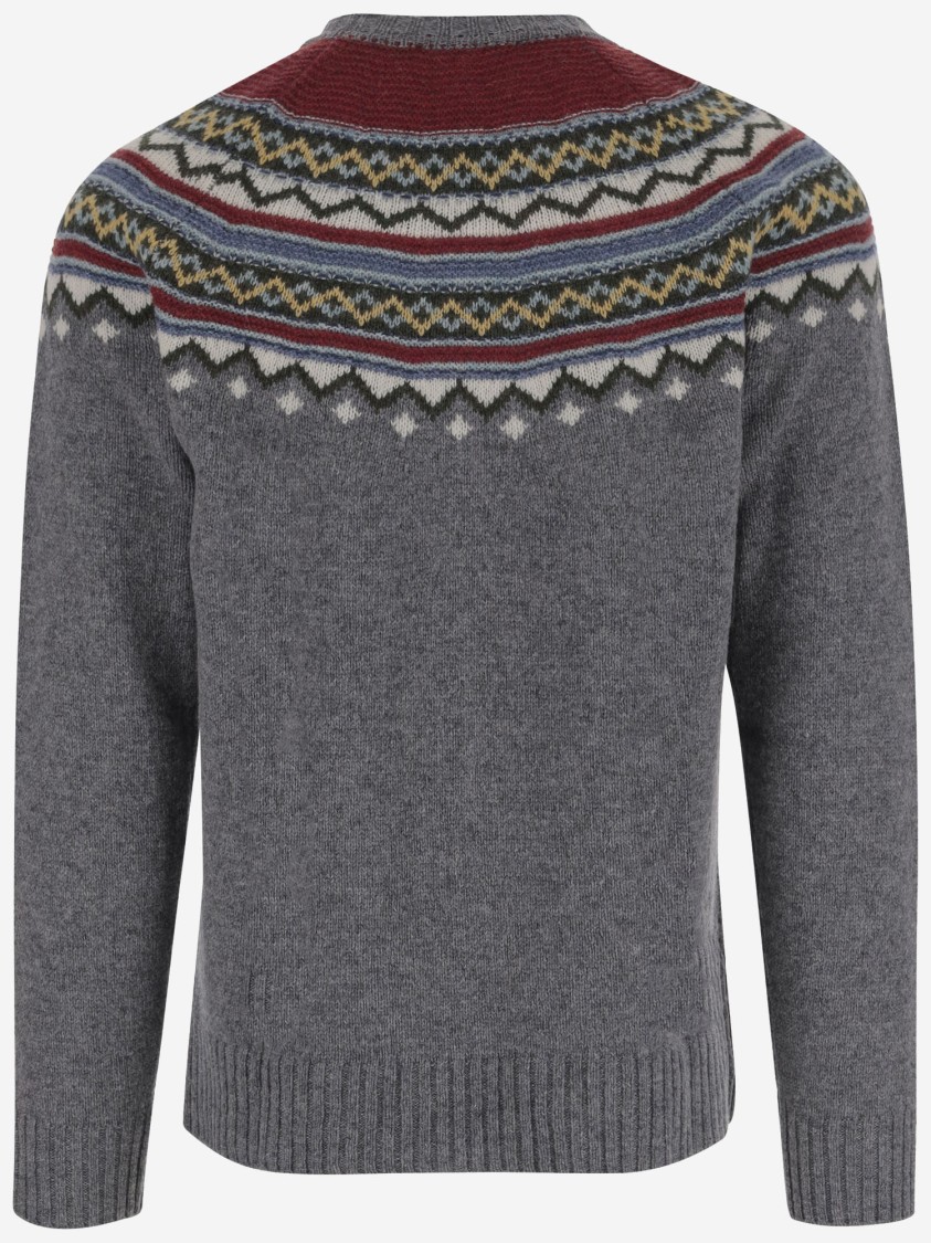 Dsquared2 Grey Virgin Wool Sweater In Gray