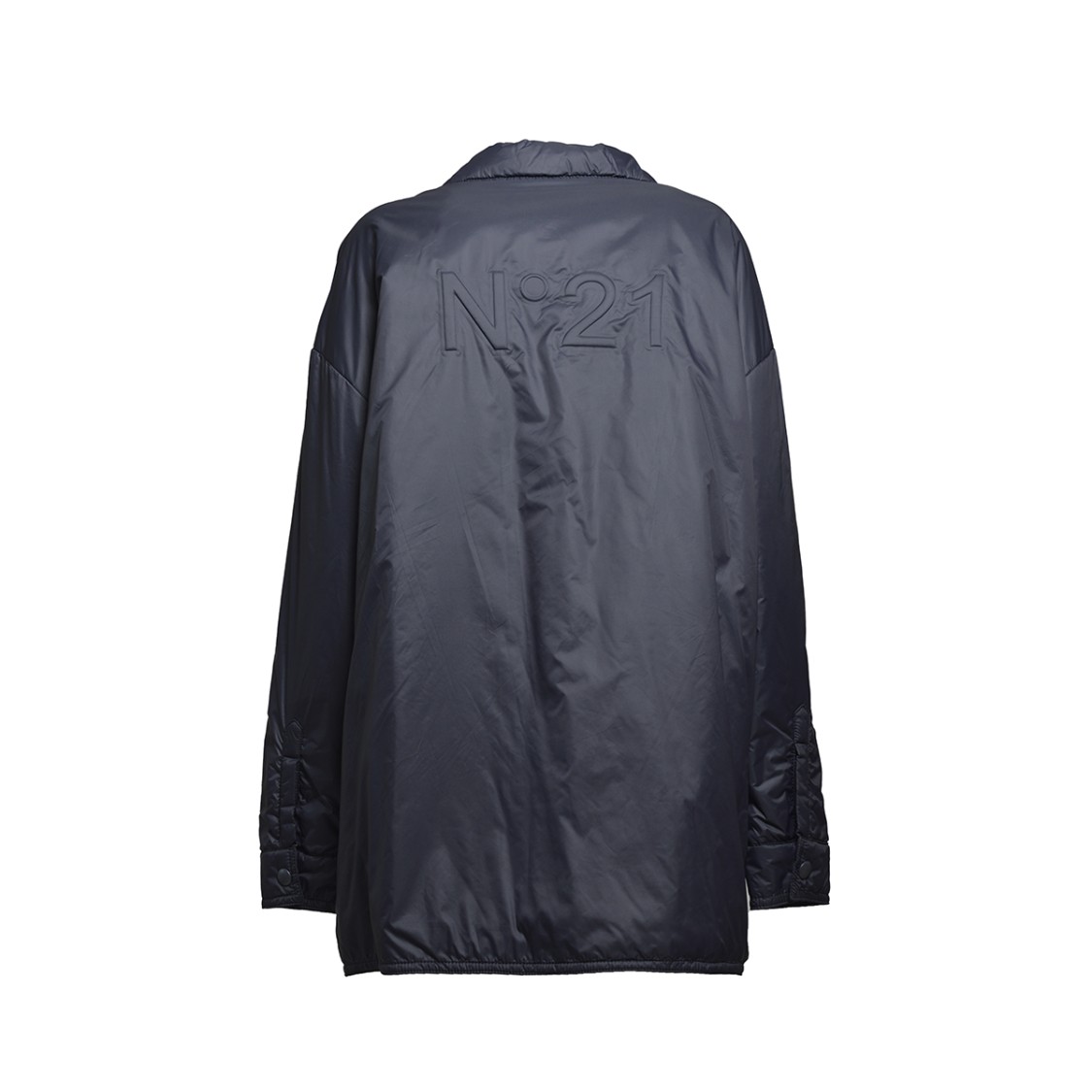 Shop N°21 Oversized Long Technical Nylon Jacket