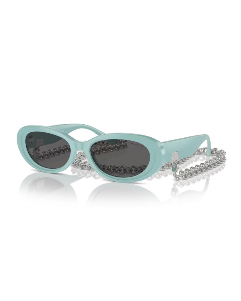 Tiffany & Co . Tiffany Blue Sunglasses With Dark Grey Lenses In Blue