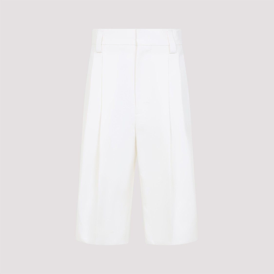 Shop Carven High-waisted Wide-leg Trousers In Flattering Nude Tone