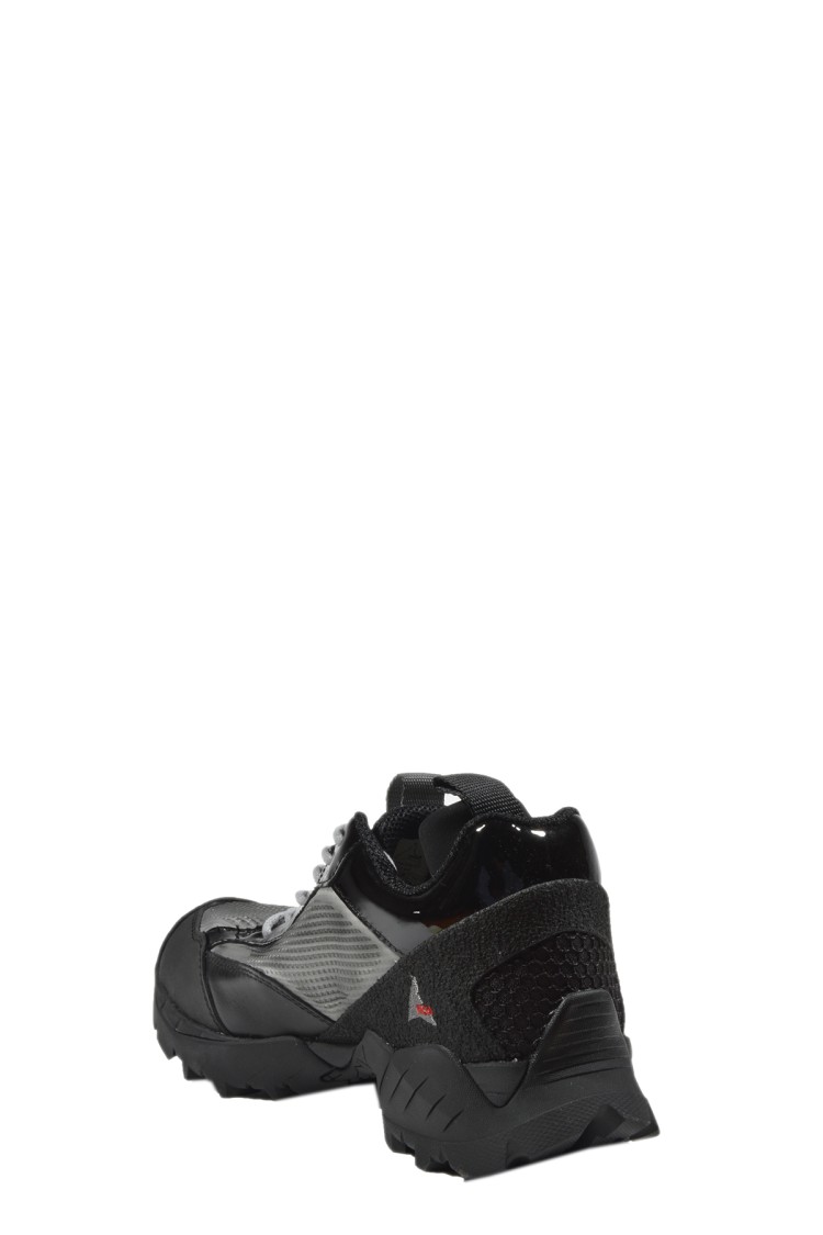 Roa Logo Black Mesh And Synthetic Sneakers In Black