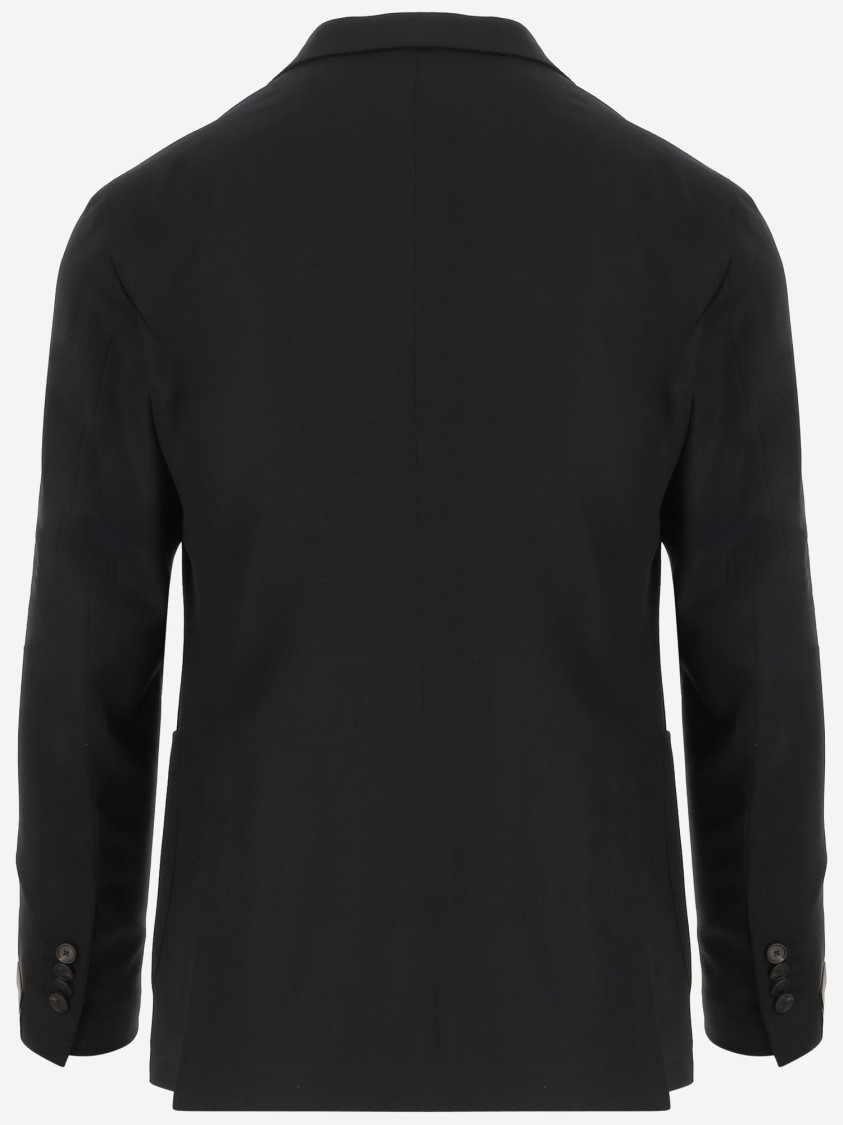 TAGLIATORE TAGLIATORE STRETCH WOOL SINGLE-BREASTED JACKET