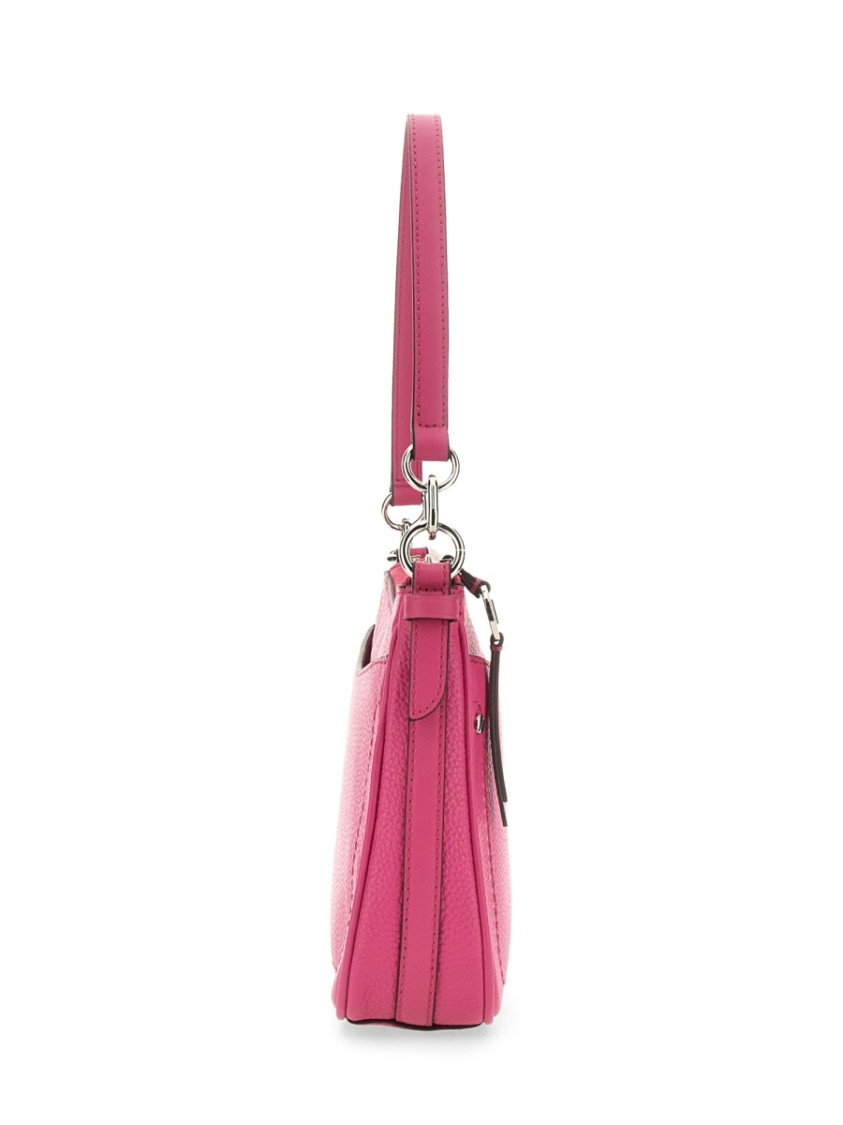 MICHAEL MICHAEL KORS MICHAEL MICHAEL KORS TEXTURED LEATHER BAG WITH ADJUSTABLE SHOULDER STRAP AND LOGO DETAIL