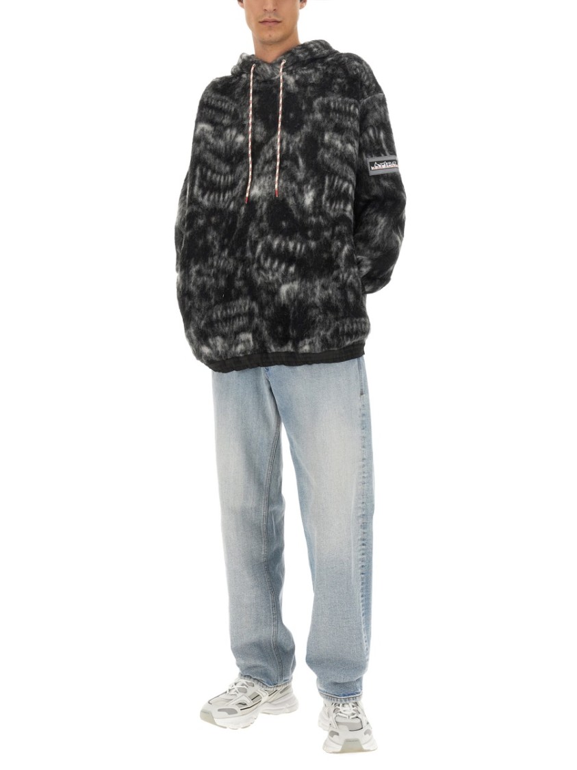 パーカー・フーディ Aries Textured Grey Oversized Sweatshirt Aries Textured Grey Oversized Sweatshirt Hoodie | THE LIST