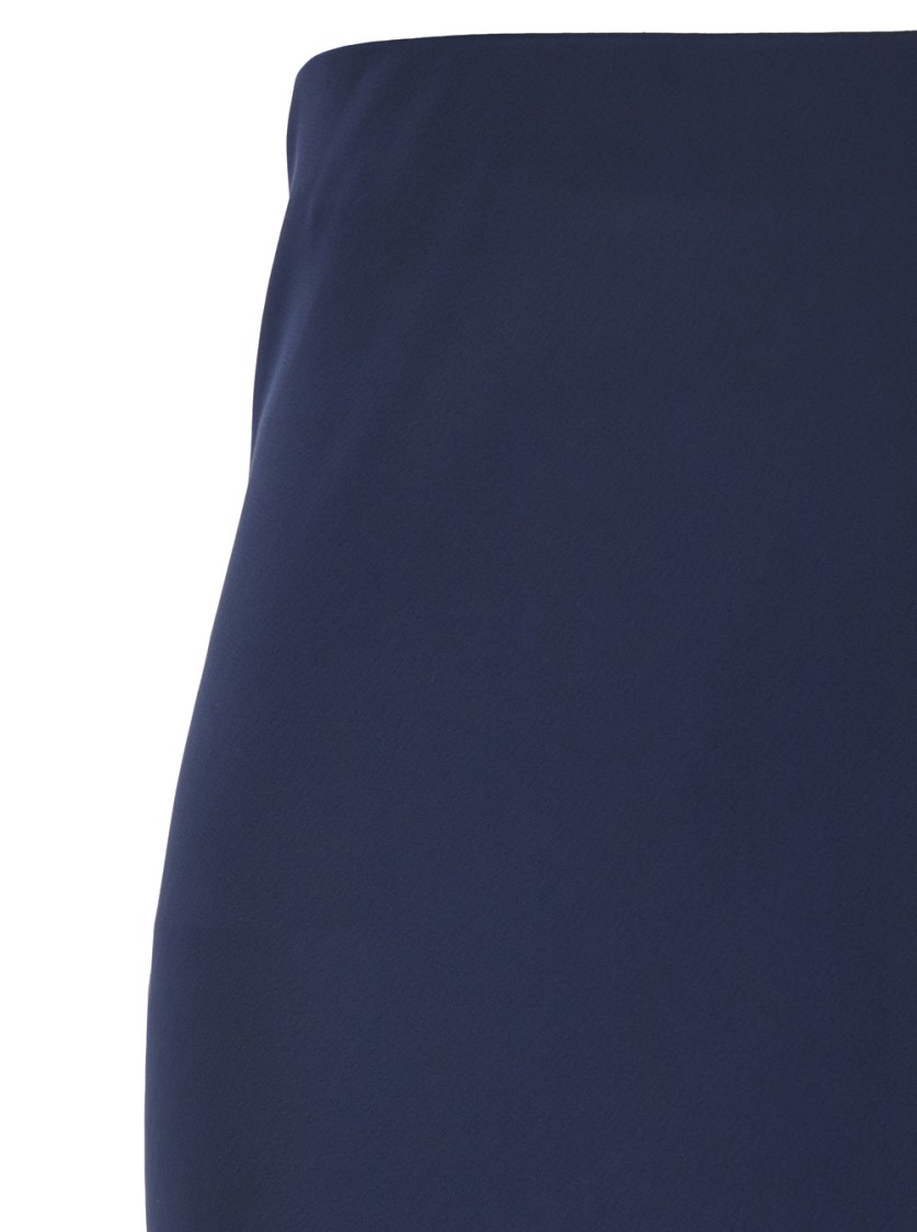 PLAIN PLAIN MAXI SKIRT WITH FITTED WAISTBAND AND FLOWING SILHOUETTE