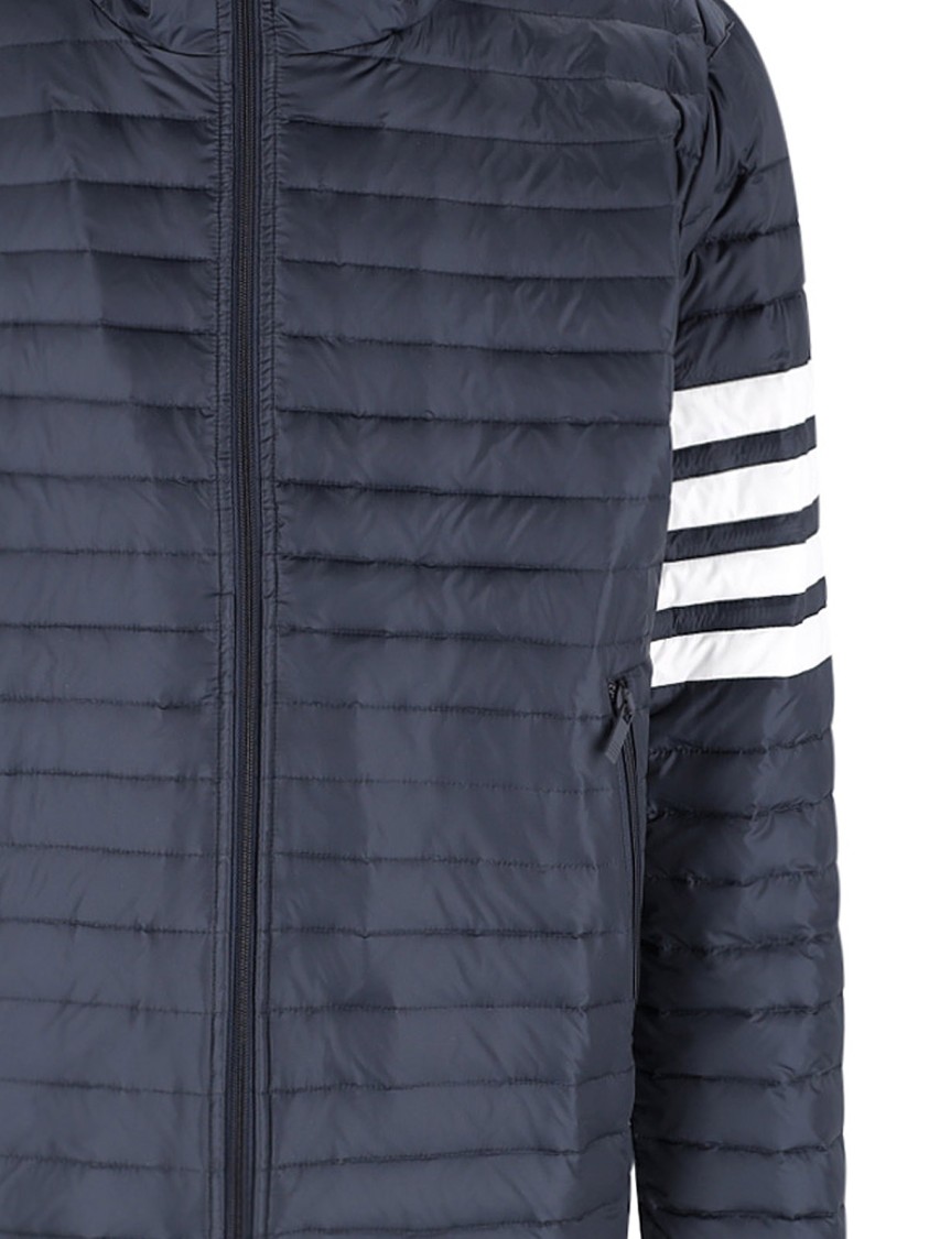 Shop Thom Browne '4-bar' Puffer Jacket – Blue
