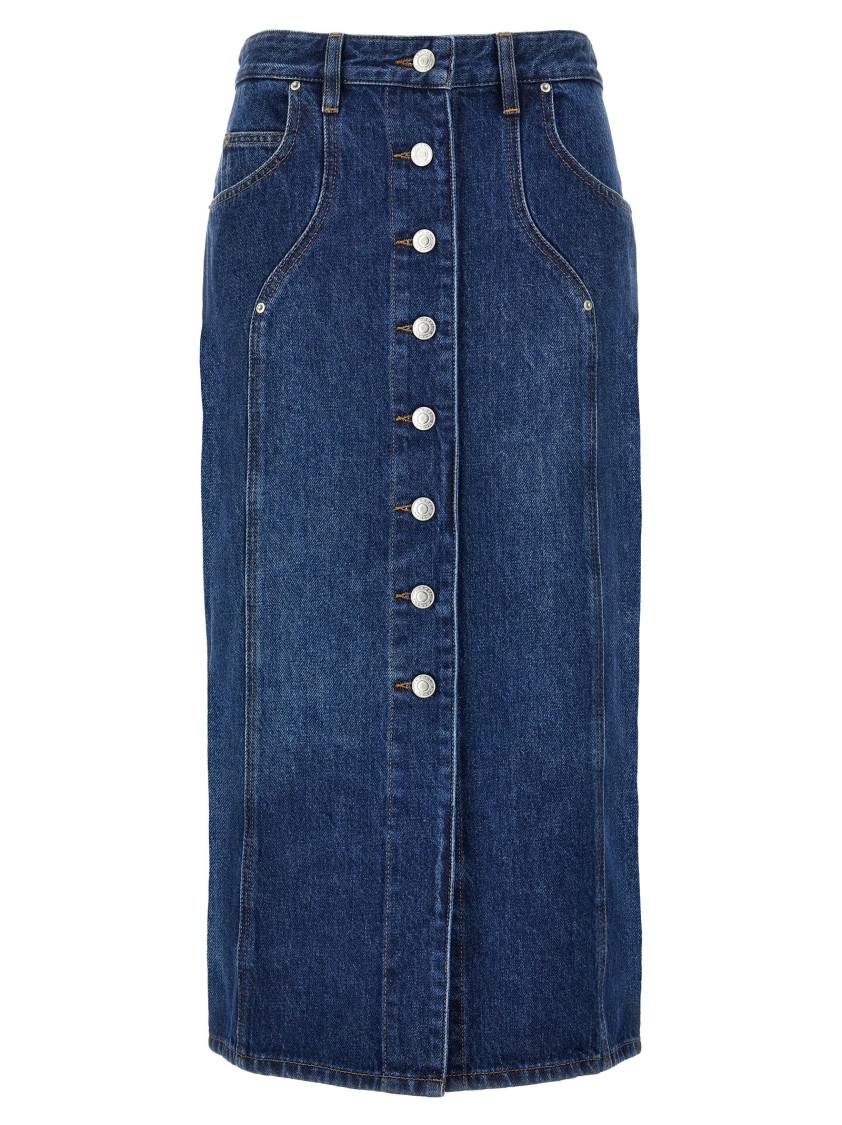 Isabel Marant Étoile Vandy Denim Cotton Skirt
