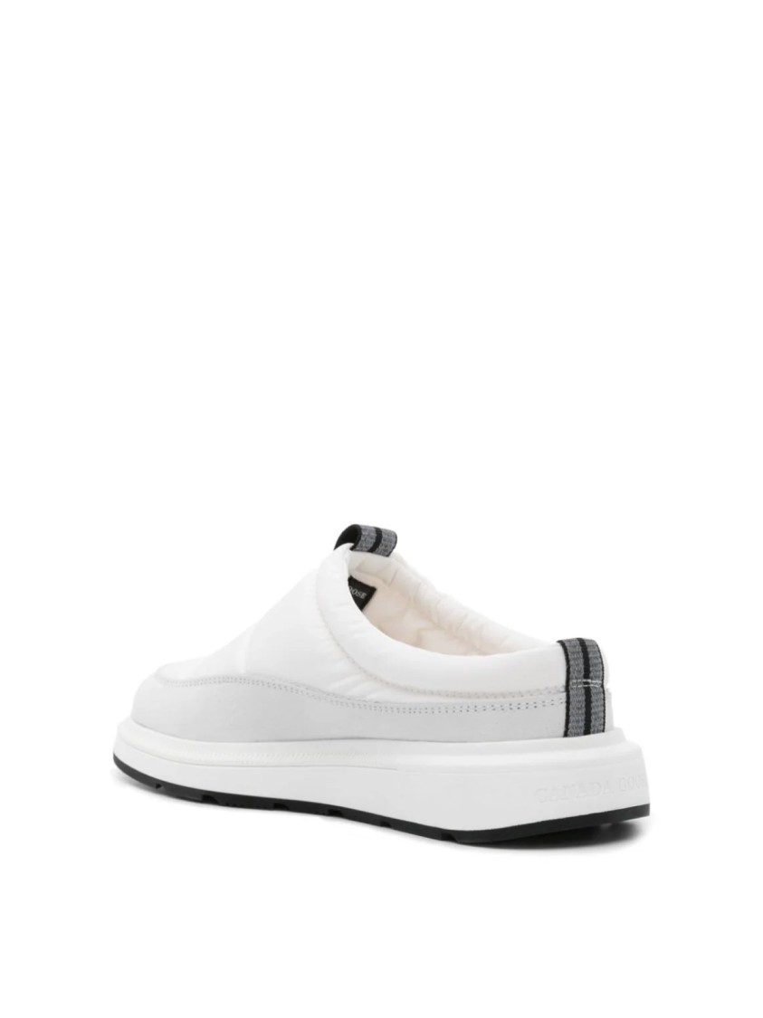 Canada Goose Cypress Puffer Mules In White