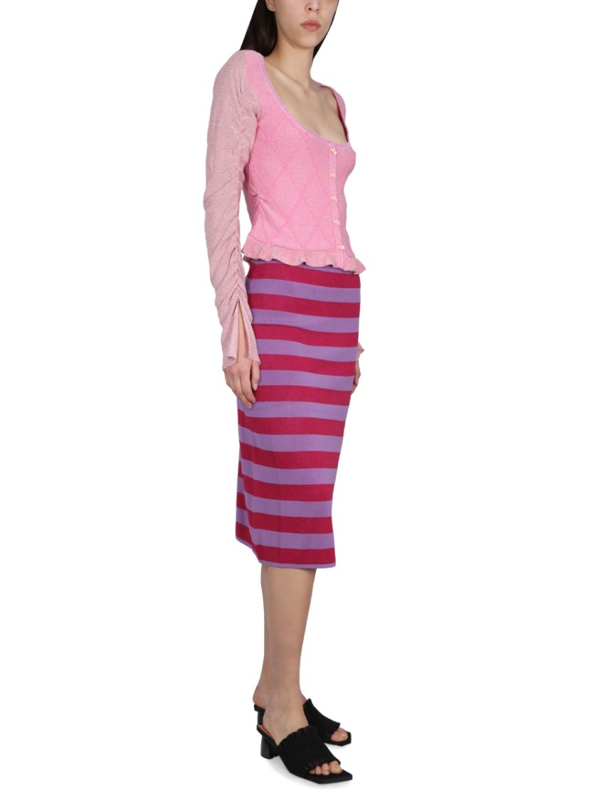 Shop Cormio Ruffled Sleeves Cardigan