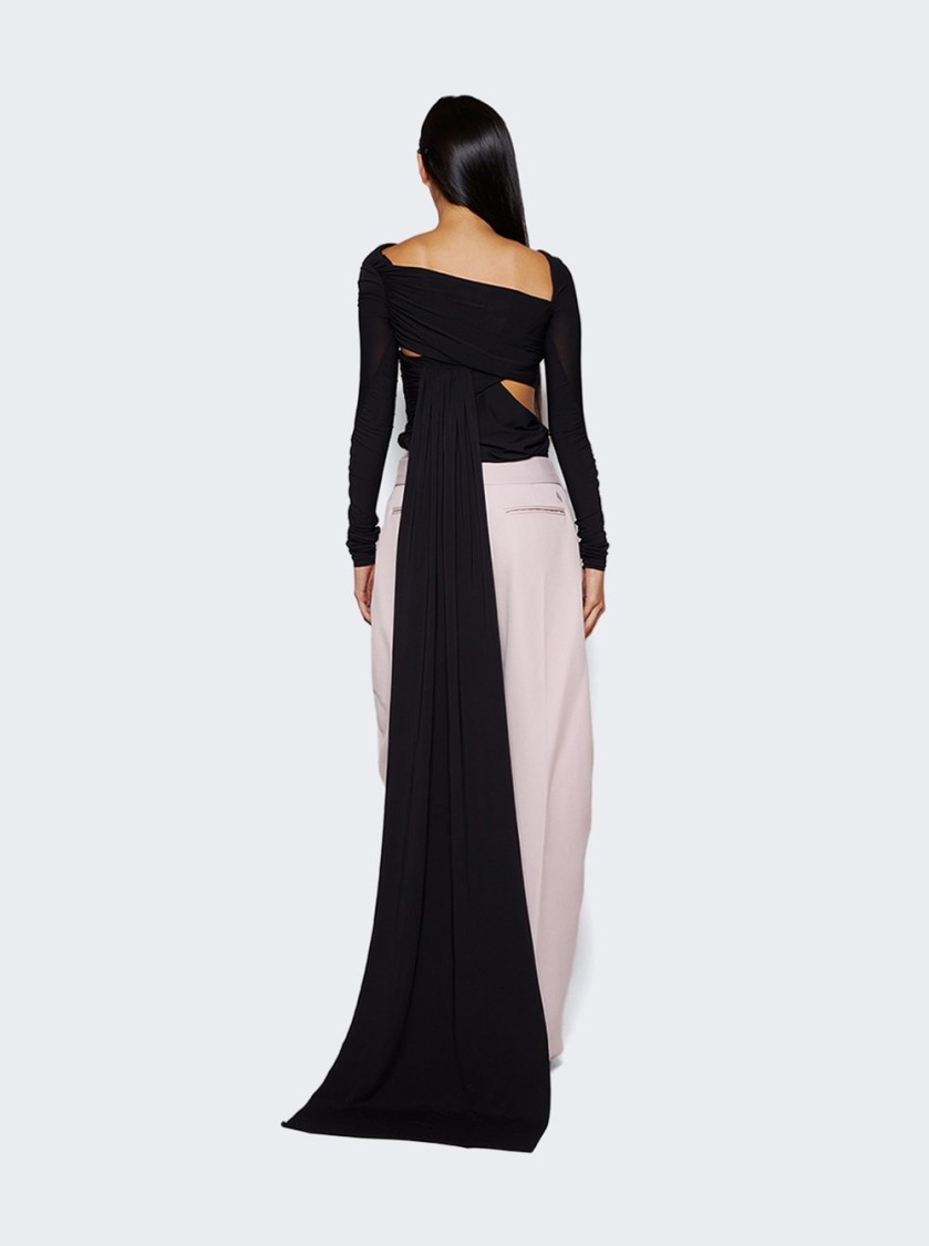 Shop Attico The Asymmetrical Cut Out Top