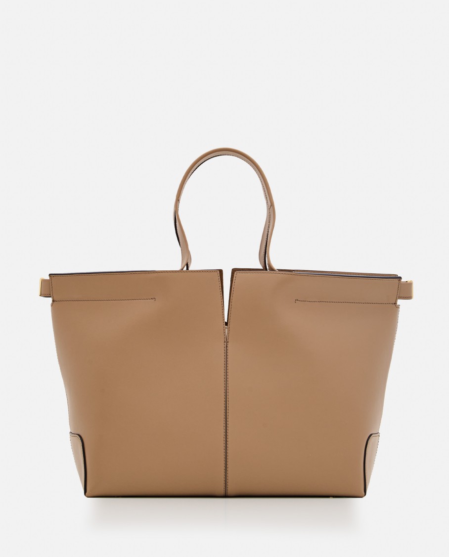 Tod's Dbm Shopping Bag In Brown
