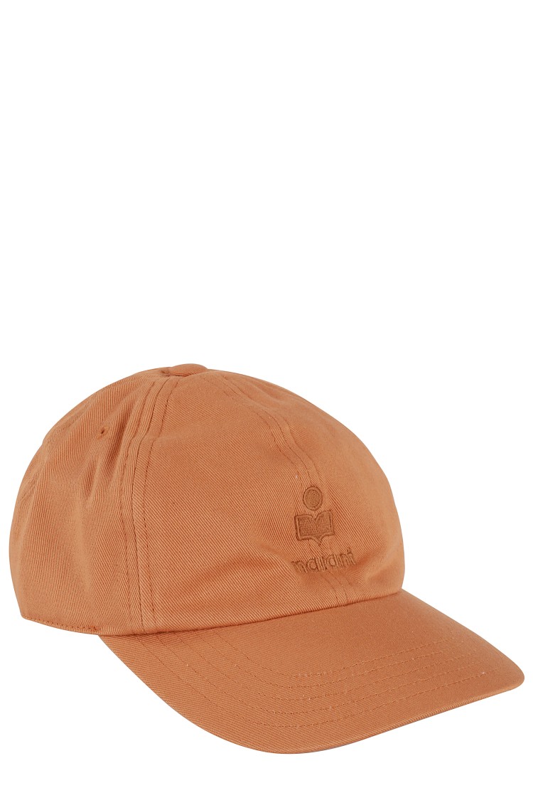 Isabel Marant Logo-embroidered Cap In Orange