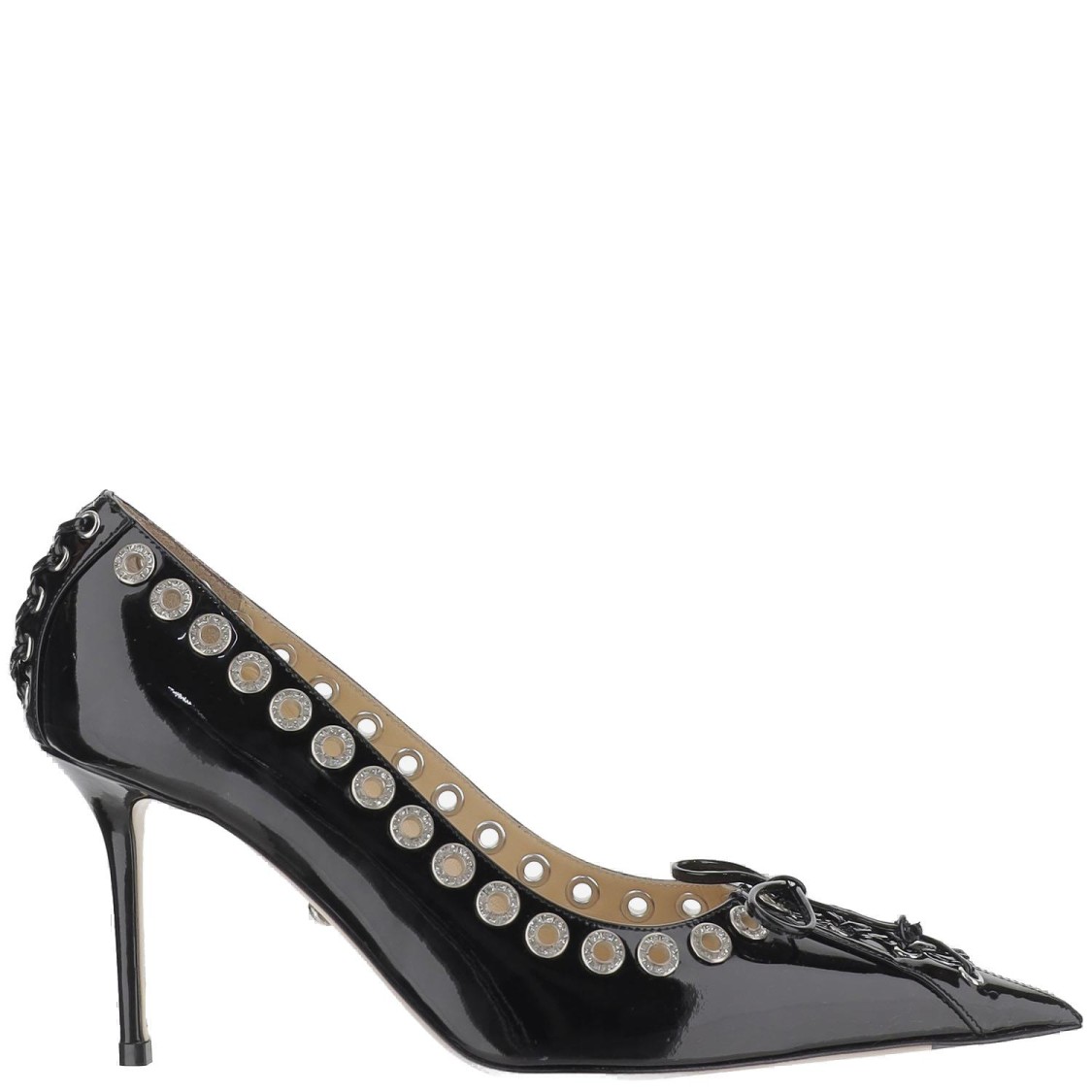 Mach&mach Mach & Mach Corset-style Crystal-embellished Pumps In Gray