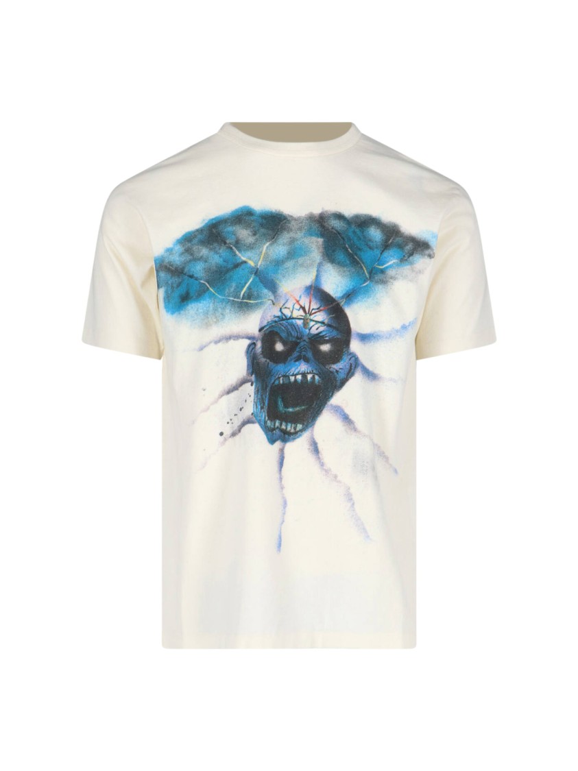 Erl Skull' T-shirt – Off-white