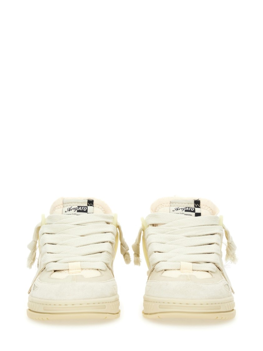 Shop Axel Arigato "patchwork Area" Sneakers In Neutrals