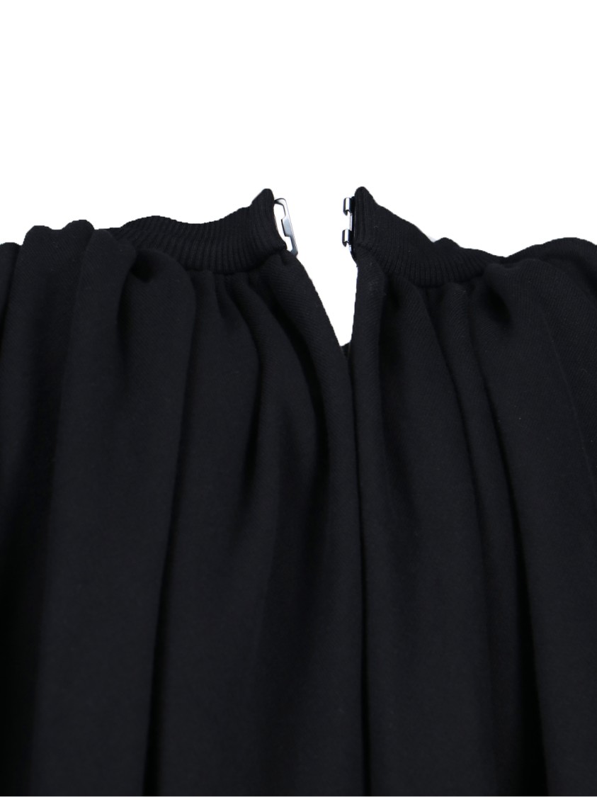 Duran Lantik Draped Maxi Dress In Black