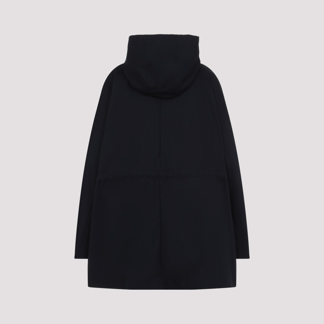 Shop Moncler Gaillon Blue Cotton Jacket In Black