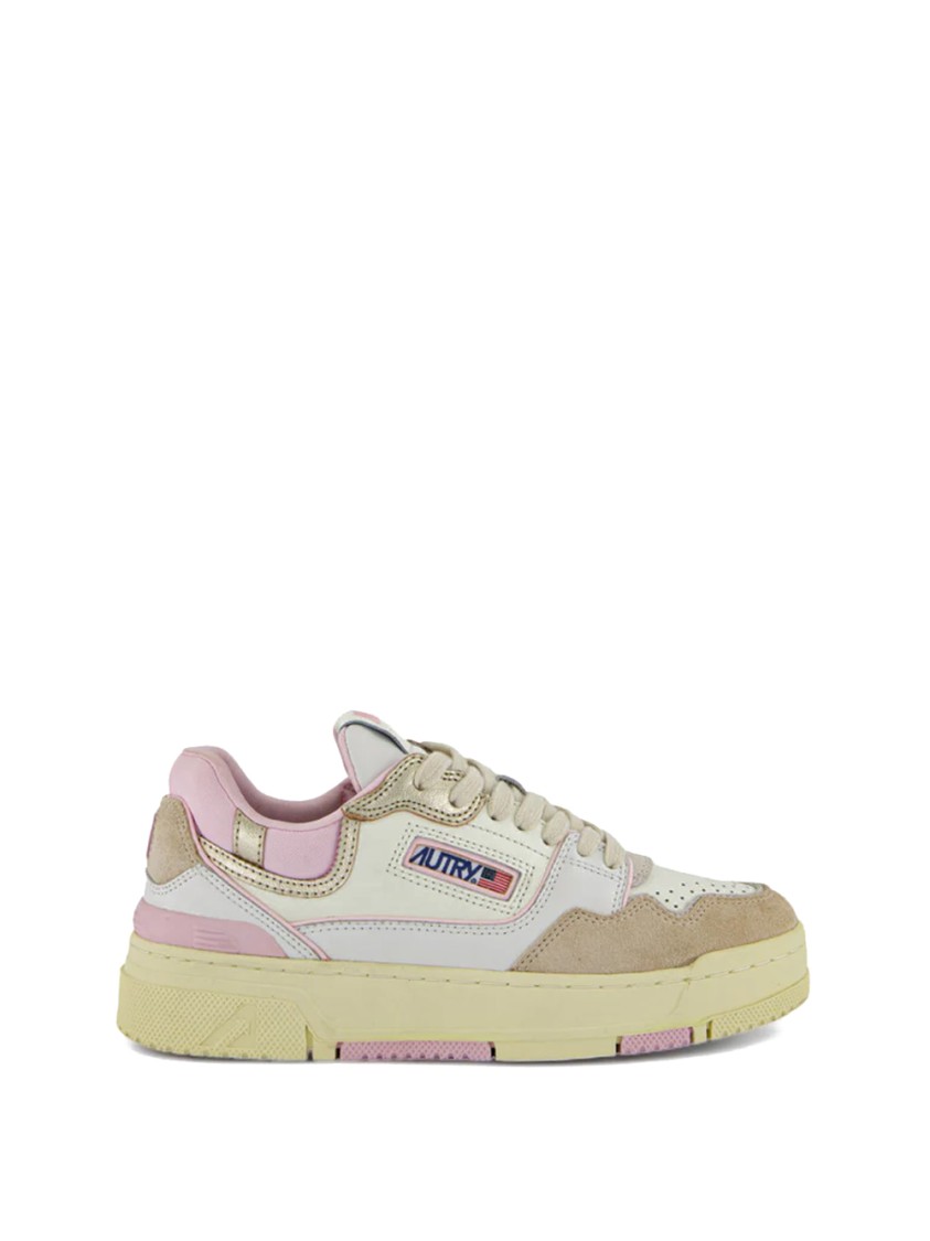 Autry Clc Low Retro-inspired Sneakers With Sole In Multi