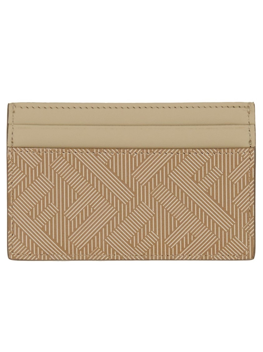 Fendi Compact Geometric Pattern Card Holder