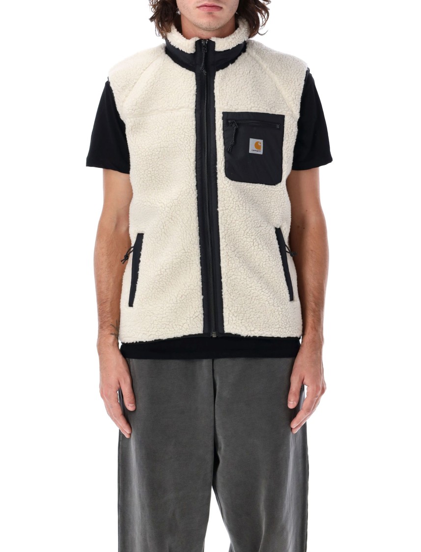 Carhartt Prentis Liner Vest In Sherpa Fleece In Neutrals
