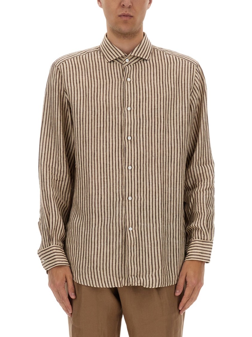 BOSS CAMEL BOSS CAMEL "L-JOSH-SPREADW-C-252" SHIRT