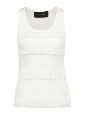その他 Fitted Ruffle Frill T-Shirt - Simone Rocha - Cotton - White White Ruffle Frill T-shirt by Simone Rocha on Sale