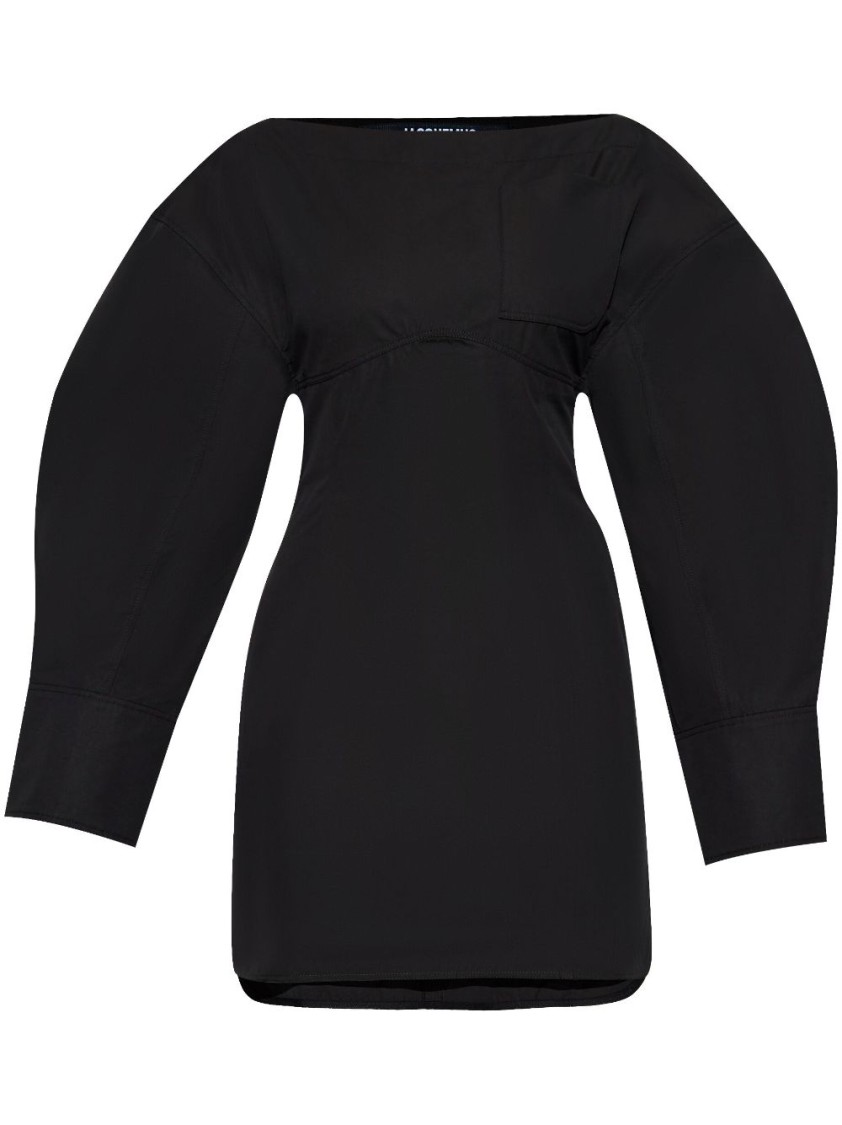 Jacquemus Shirt Dress Featuring Adjustable Belt