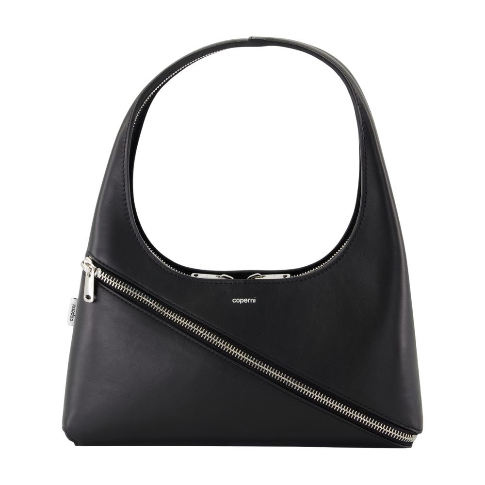 Coperni Calf-leather Shoulder Bag In Black