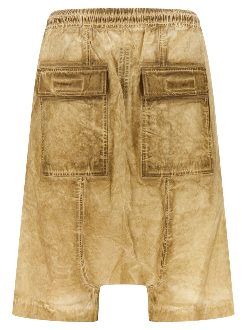 Drkshdw Drawstring Pods Bermuda Shorts In Neutral