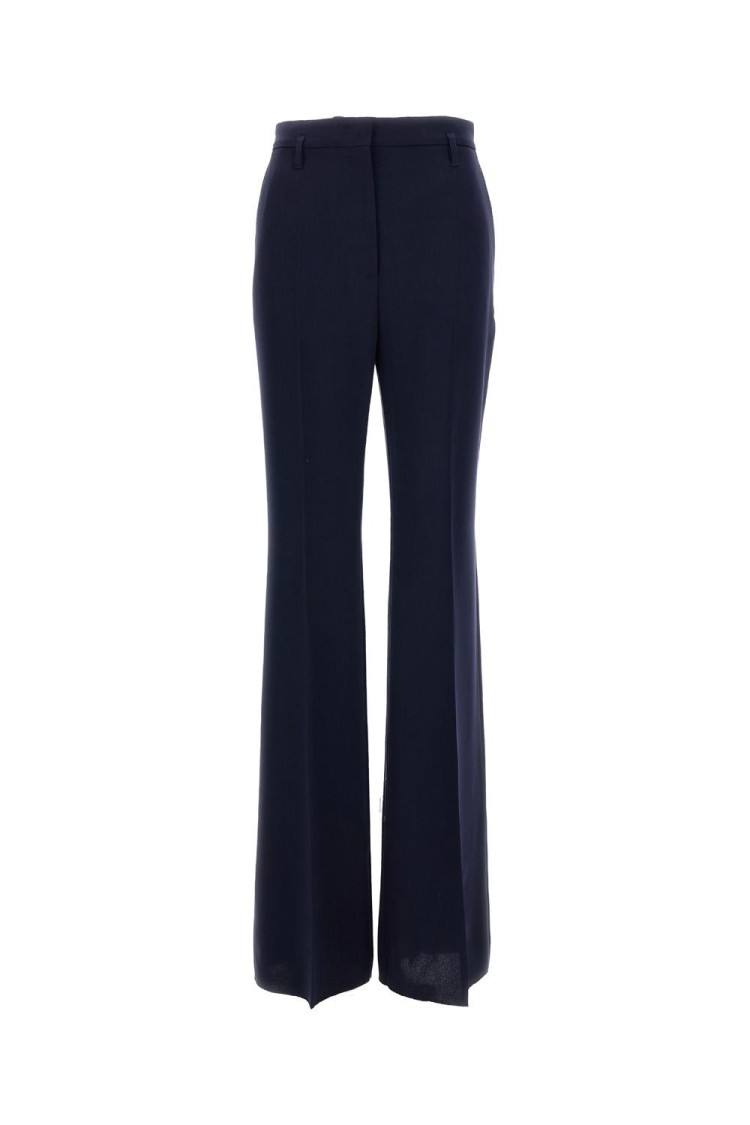 Max Mara Dark Blue Alabama Trousers In Black