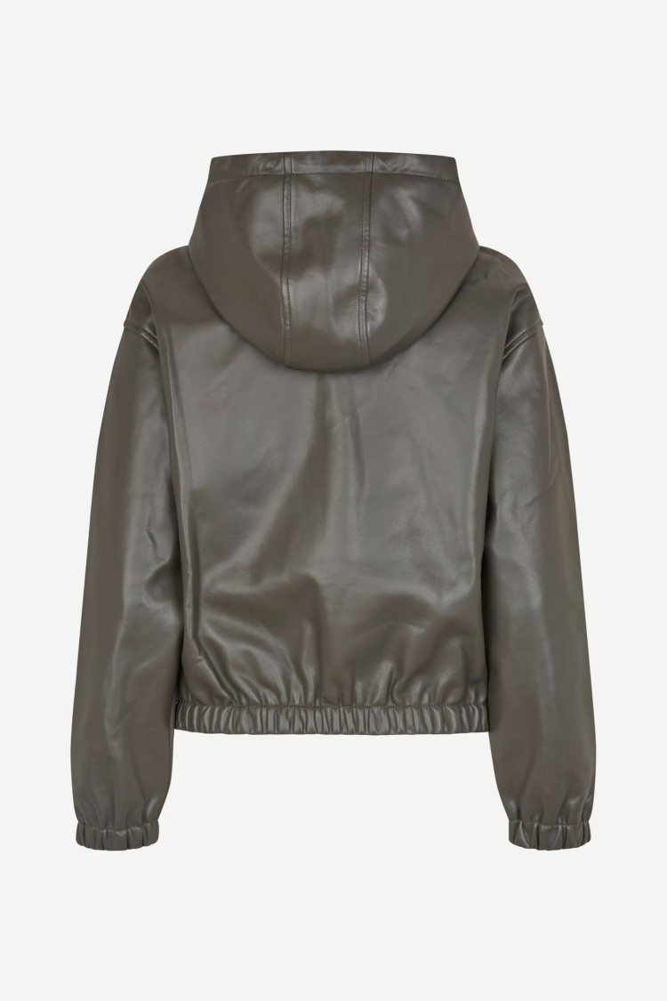 Samsoe & Samsoe Samsoe Samsoe Loose-fit Hoodie With Recycled Leather