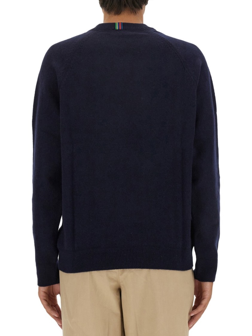 Ps By Paul Smith Ps Paul Smith Relaxed Fit Crew Neck Merino Wool Sweater