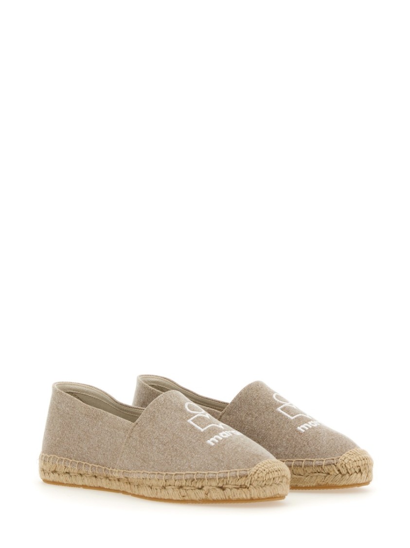 ISABEL MARANT ISABEL MARANT CLASSIC SLIP-ON ESPADRILLES WITH LOGO DETAIL