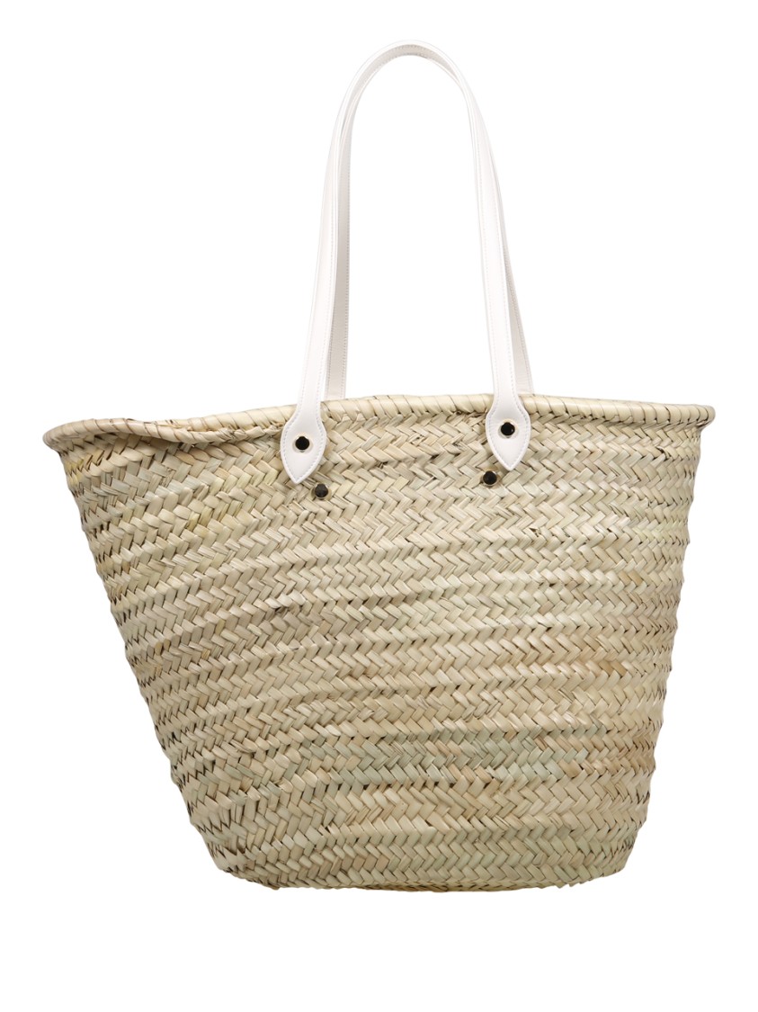Amato Daniele Queen Basket Long Handles Bag In Neutrals