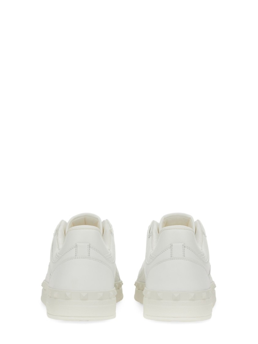Valentino Leather Freedots Sneakers Studded Detailing