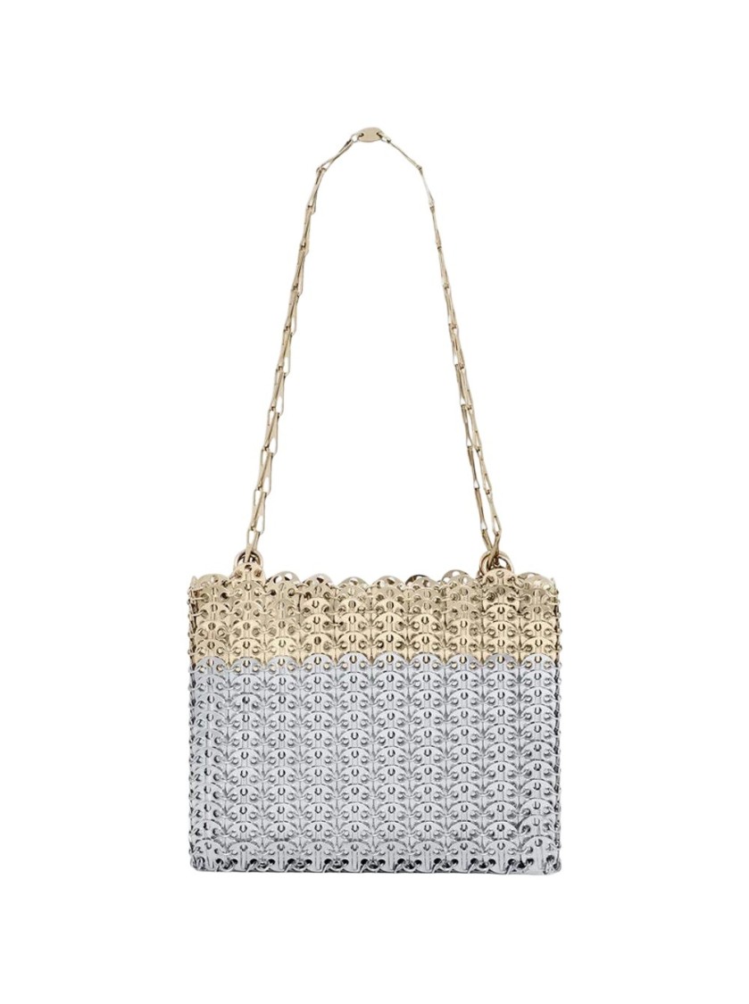 Rabanne Iconic Skyline 1969 Bag Silver And Light Gold