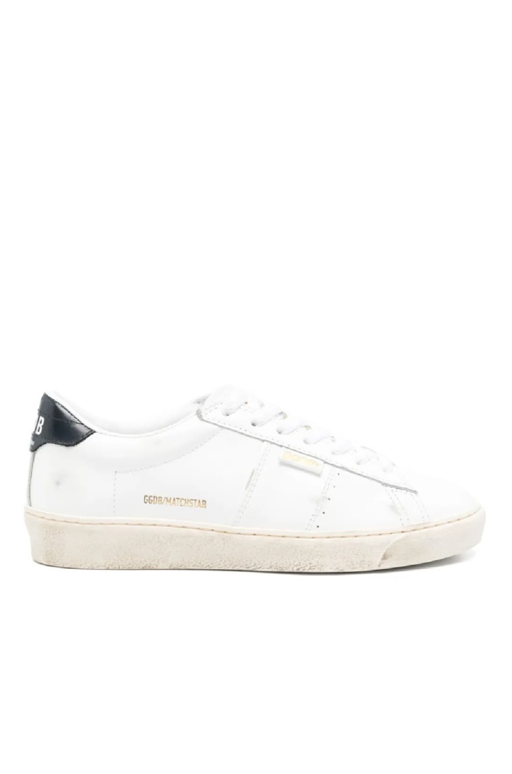 Golden Goose Low-top Sneakers With Contrasting Heel Tab In White