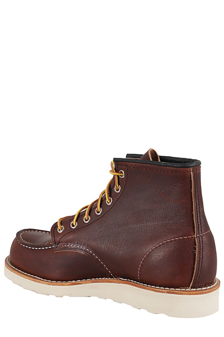 Red Wing 6-inch Classic Moc Boot Black Oxblood Mesa In Brown