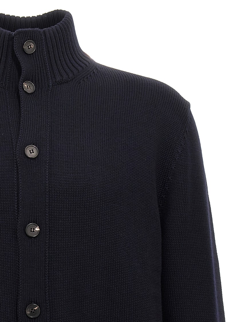 Zanone Man Jacket Midnight Blue Size 46 Virgin Wool In Blue