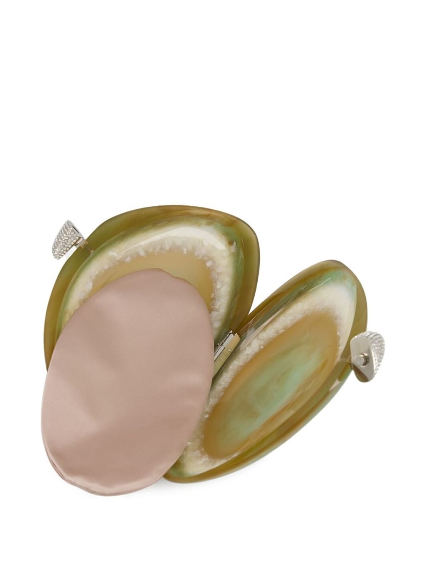 Benedetta Bruzziches Ariel Geode-effect Clutch Bag