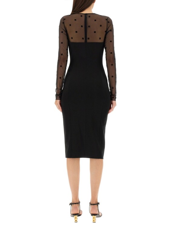 オールインワン・サロペット Givenchy Midi Dress With 4G Pattern And Sheer Sleeves Givenchy Dress With 4G Pattern And Sheer Sleeves | THE LIST