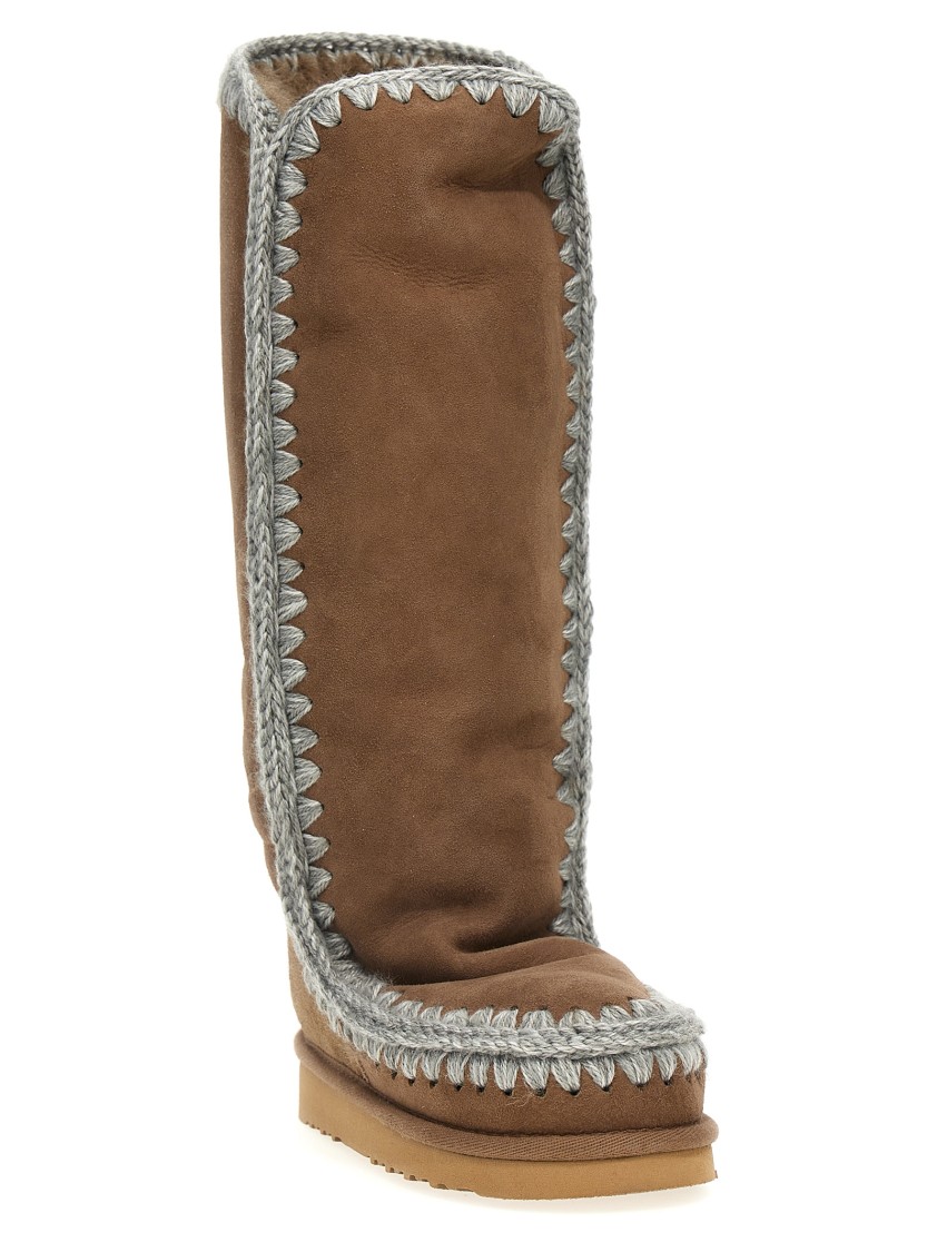 Mou 'eskimo 40' Ankle Boots In Brown