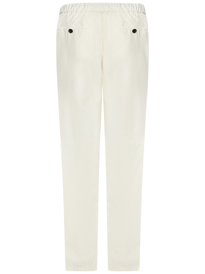 Drumohr Straight-leg Trousers With Drawstring Waist And Front Darts
