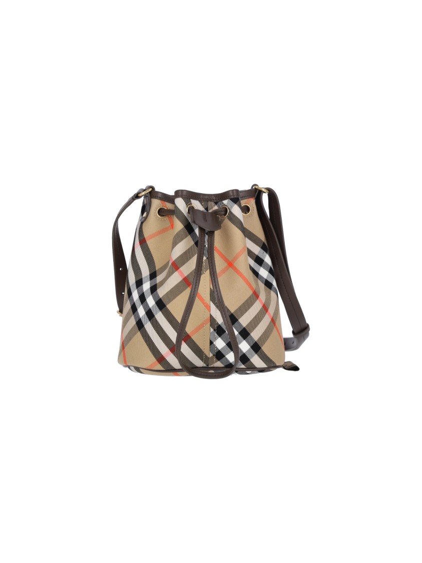 Burberry Mini "Check" Bag  Beige