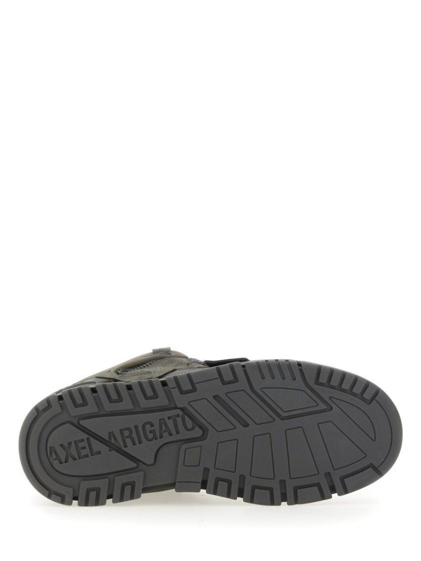 Shop Axel Arigato "patchwork Area" Sneakers In Grey