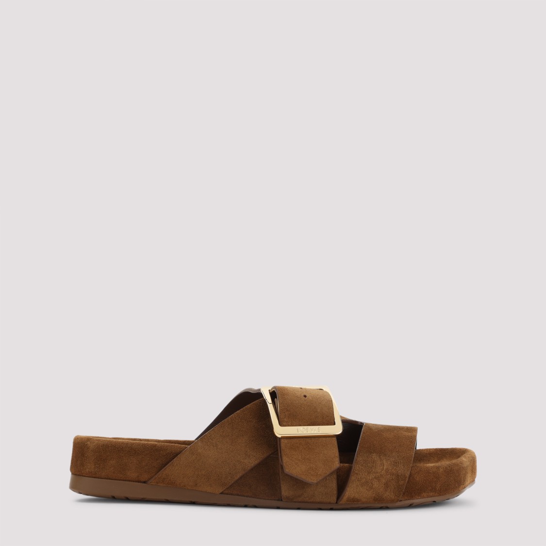 Loewe Slide Sandals With Asymmetric Round Toe