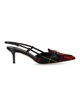 Elisabetta Franchi Black Slingback Pump With Bow | THE LIST