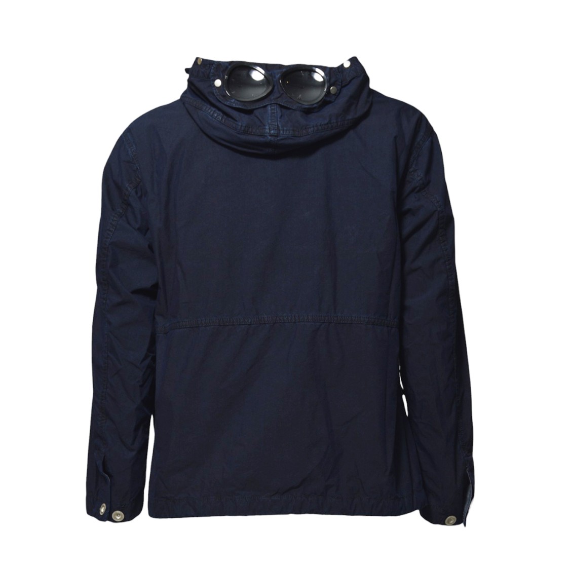 C.p. Company Google 50 Thread Count Jacket In Blue Cotton